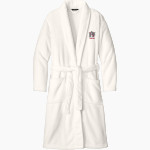 HAWKEN SCHOOL HAWKS <span class="pdp-name-mascot">HAWKEN HAWKS</span> Port Authority Men's Plush Microfleece Shawl Collar Robe Front Thumbnail