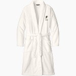 Superior Yellowjackets <span class="pdp-name-mascot">UW Superior Yellowjackets</span> Port Authority Men's Plush Microfleece Shawl Collar Robe Front Thumbnail