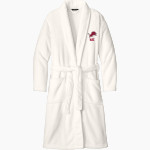 WACO HIGH SCHOOL LIONS <span class="pdp-name-mascot">WACO LIONS</span> Port Authority Men's Plush Microfleece Shawl Collar Robe Front Thumbnail