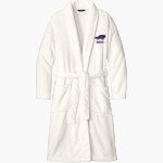 Ephrata Area School District MOUNTAINEERS <span class="pdp-name-mascot">EPHRATA MOUNTAINEERS</span> Port Authority Men's Plush Microfleece Shawl Collar Robe Front Thumbnail