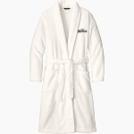 Hope International University <span class="pdp-name-mascot">Hope International University Royals</span> Port Authority Men's Plush Microfleece Shawl Collar Robe Front Thumbnail