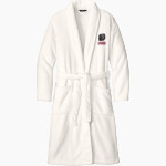 WYNNEWOOD HIGH SCHOOL SAVAGES Port Authority Men's Plush Microfleece Shawl Collar Robe Front Thumbnail