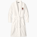 LINDBLOM MATH AND SCIENCE ACADEMY EAGLES Port Authority Men's Plush Microfleece Shawl Collar Robe Front Thumbnail