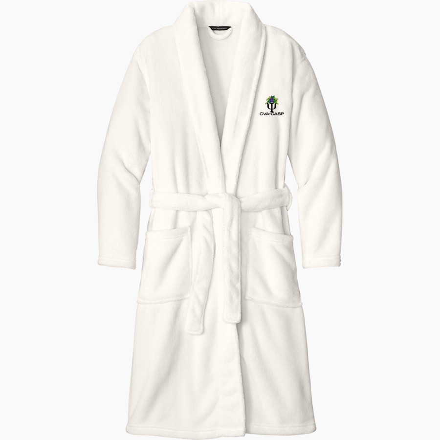 Central Valley Affiliate - CASP <span class="pdp-name-mascot">Central Valley Affiliate-CASP</span> Port Authority Men's Plush Microfleece Shawl Collar Robe
