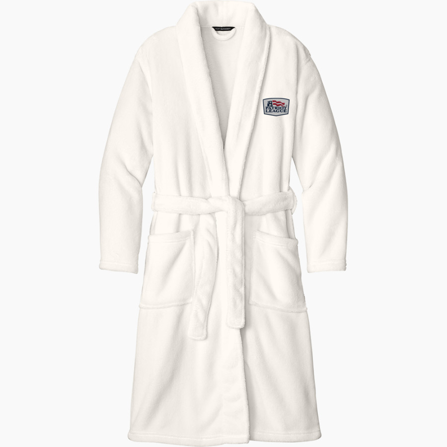 Patriot League Patriot League <span class="pdp-name-mascot">Patriot League</span> Port Authority Men's Plush Microfleece Shawl Collar Robe