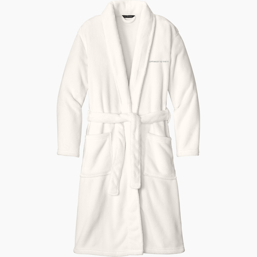 O2X Human Performance Human Performance <span class="pdp-name-mascot">O2X Human Performance</span> Port Authority Men's Plush Microfleece Shawl Collar Robe