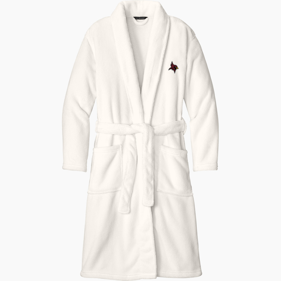 Fisher Cardinals <span class="pdp-name-mascot">Fisher Cardinals</span> Port Authority Men's Plush Microfleece Shawl Collar Robe