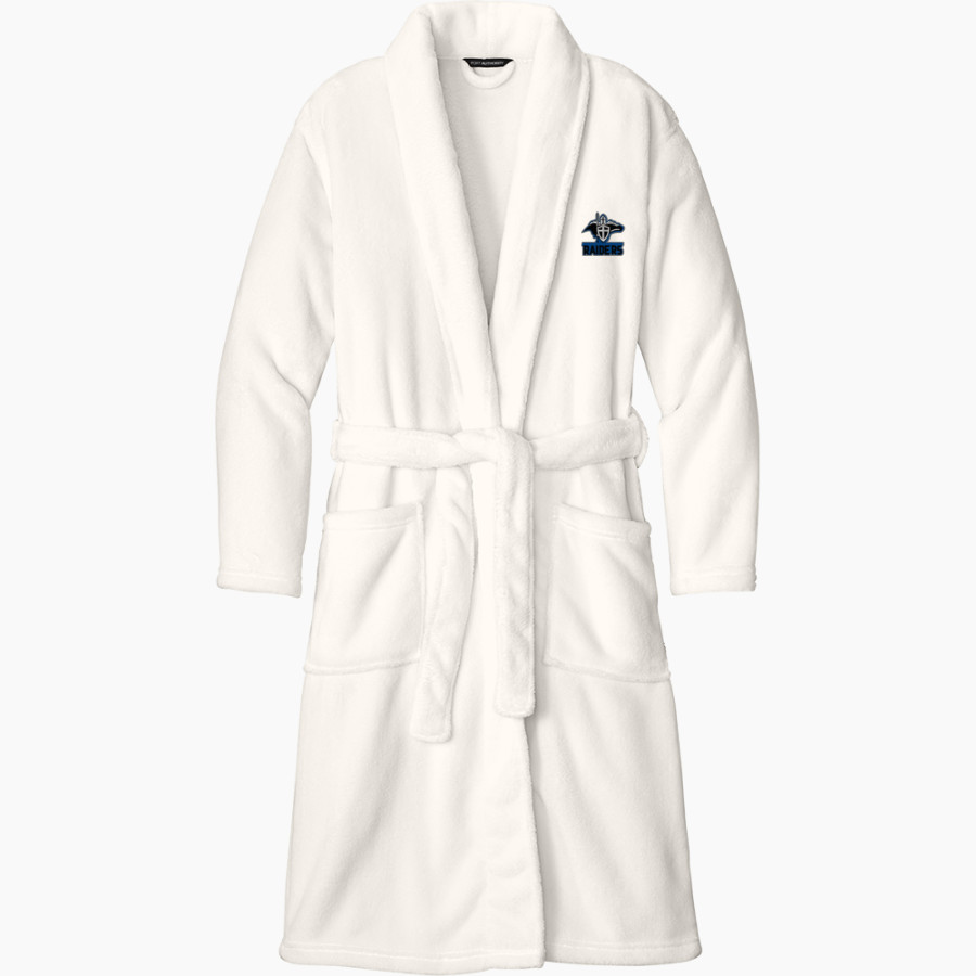 Zion Lutheran Raiders Port Authority Men's Plush Microfleece Shawl Collar Robe