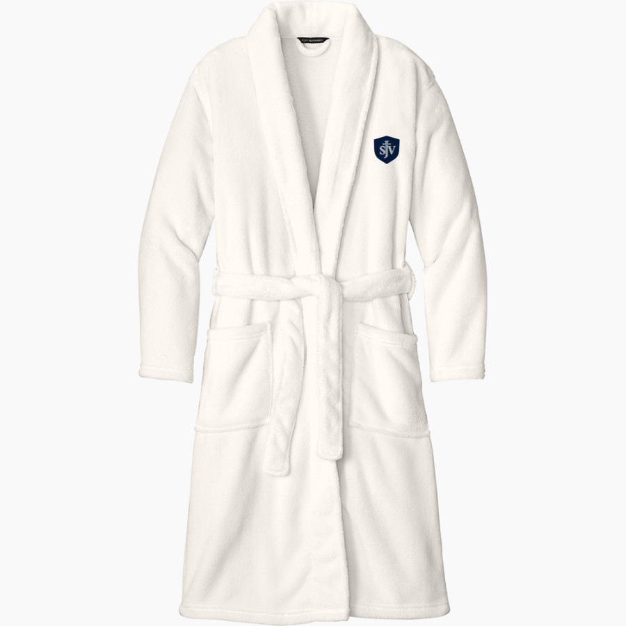 Saint John Vianney Saint John Vianney <span class="pdp-name-mascot">Saint John Vianney College Seminary</span> Port Authority Men's Plush Microfleece Shawl Collar Robe