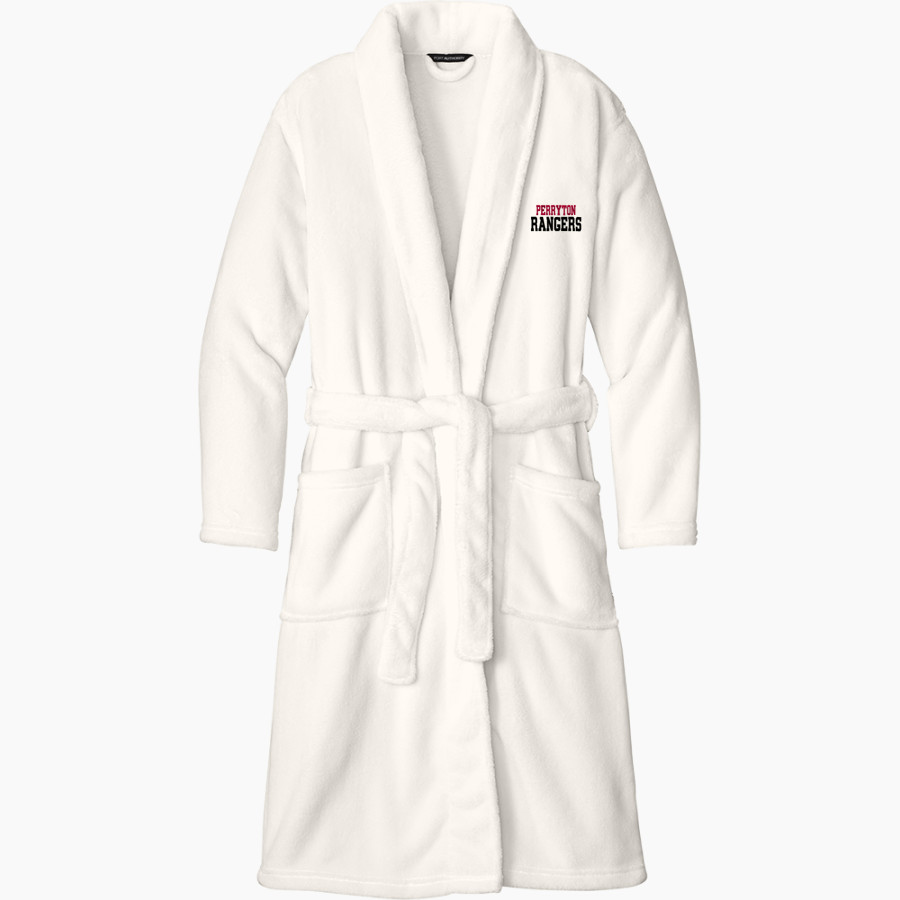 PERRYTON HIGH SCHOOL RANGERS <span class="pdp-name-mascot">PERRYTON RANGERS</span> Port Authority Men's Plush Microfleece Shawl Collar Robe