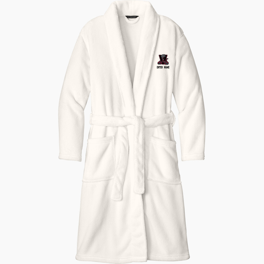 Val Vista Academy Vipers <span class="pdp-name-mascot">Val Vista Academy Vipers</span> Port Authority Men's Plush Microfleece Shawl Collar Robe