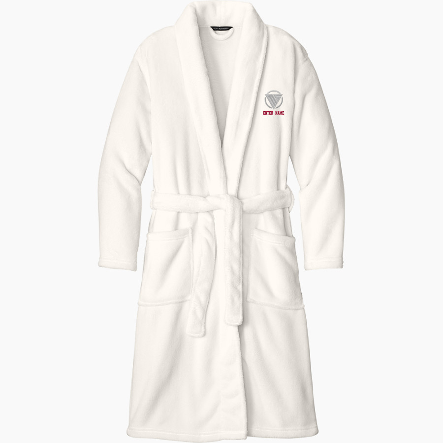 MainStreet Fitness MainStreet Fitness <span class="pdp-name-mascot">MainStreet Fitness</span> Port Authority Men's Plush Microfleece Shawl Collar Robe