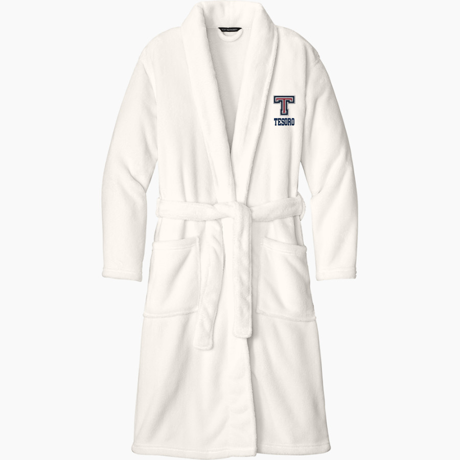 Tesoro Titans <span class="pdp-name-mascot">Tesoro Titans</span> Port Authority Men's Plush Microfleece Shawl Collar Robe
