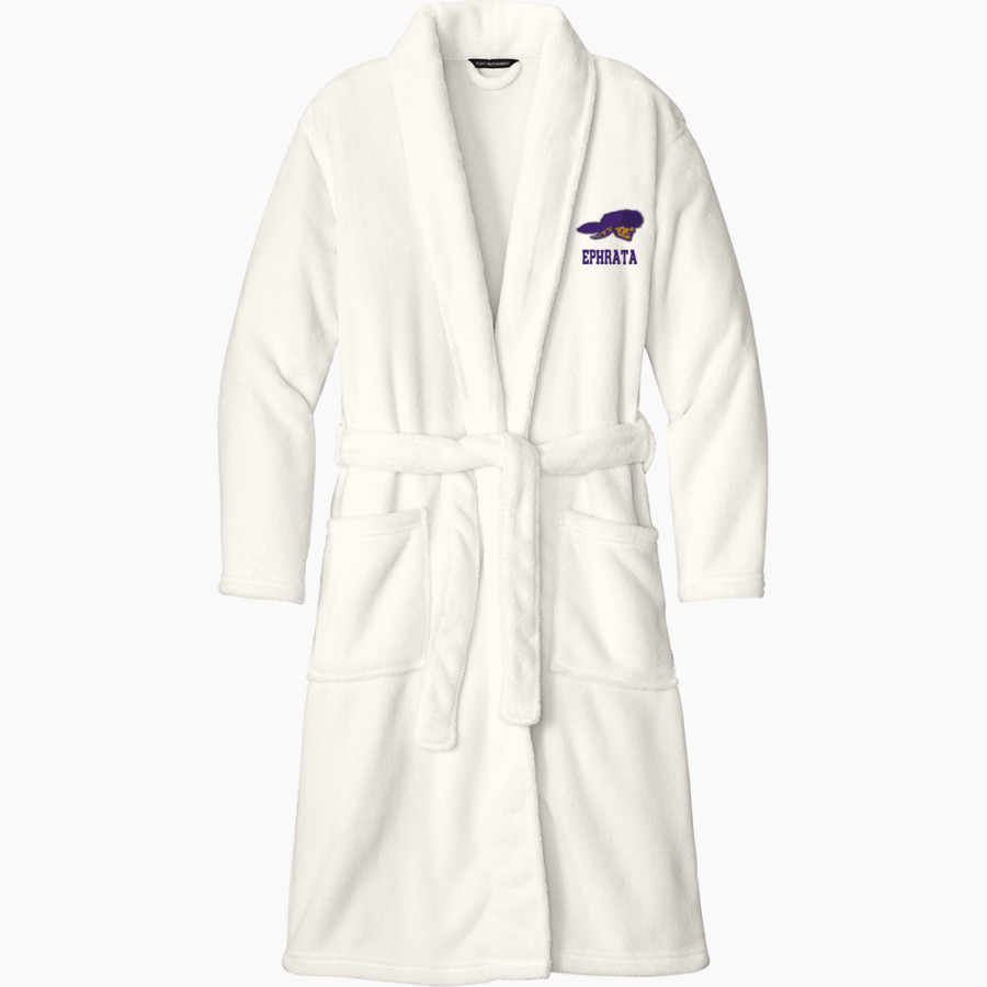Ephrata Area School District MOUNTAINEERS <span class="pdp-name-mascot">EPHRATA MOUNTAINEERS</span> Port Authority Men's Plush Microfleece Shawl Collar Robe