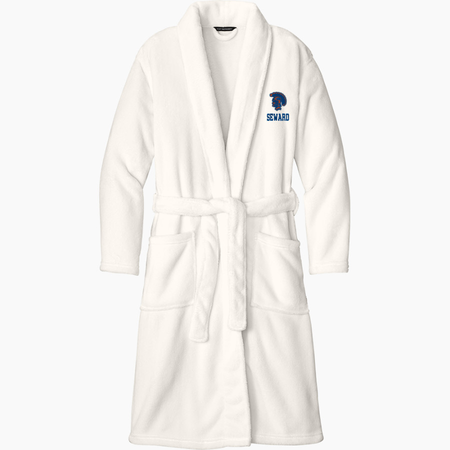 SEWARD official sideline store <span class="pdp-name-mascot">Florida UFSD Spartans</span> Port Authority Men's Plush Microfleece Shawl Collar Robe