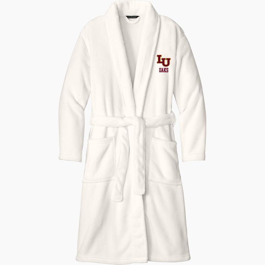 Lincoln Oaks <span class="pdp-name-mascot">Lincoln University Oaks</span> Port Authority Men's Plush Microfleece Shawl Collar Robe
