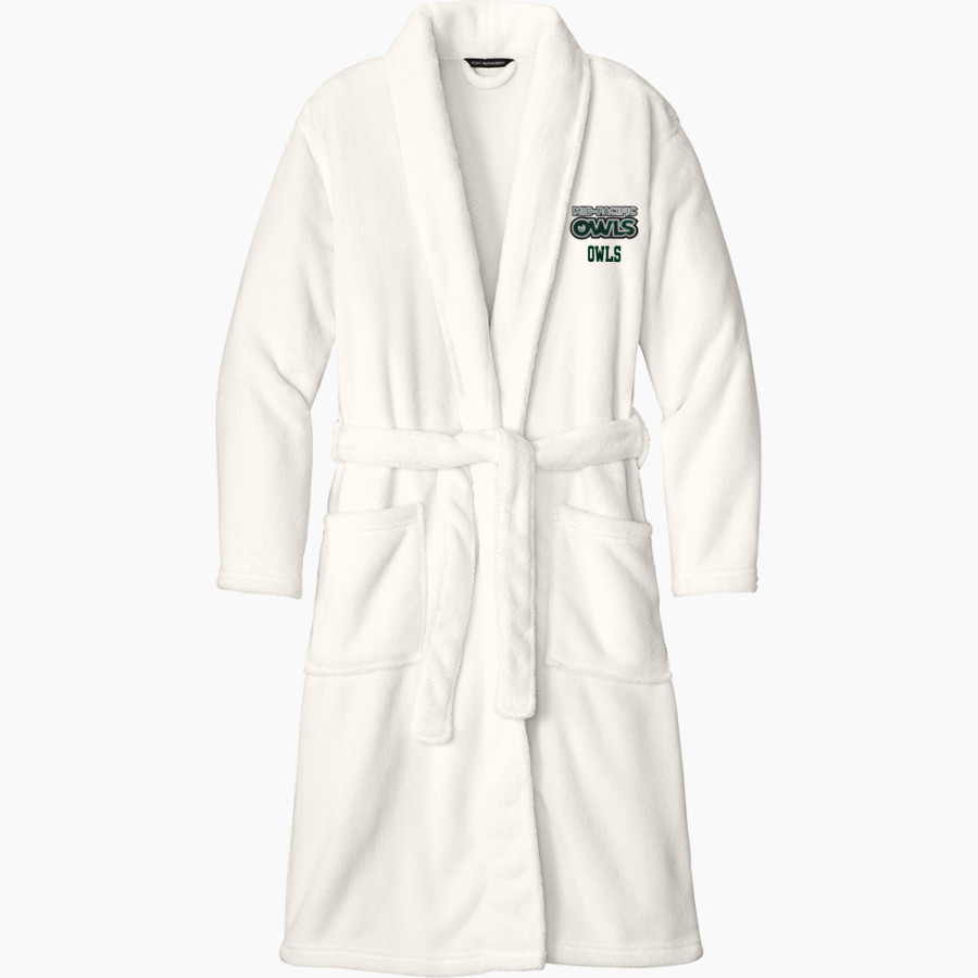 Mid-Pacific Owls <span class="pdp-name-mascot">Mid-Pacific Owls</span> Port Authority Men's Plush Microfleece Shawl Collar Robe