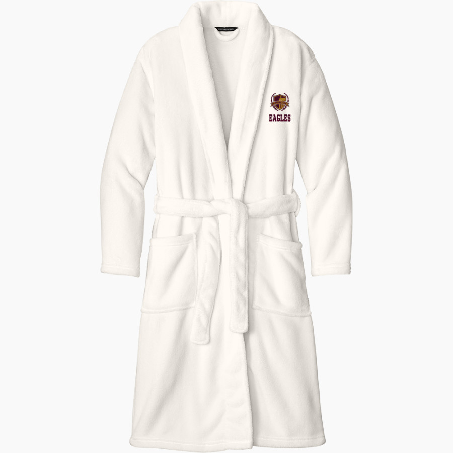 LINDBLOM MATH AND SCIENCE ACADEMY EAGLES Port Authority Men's Plush Microfleece Shawl Collar Robe