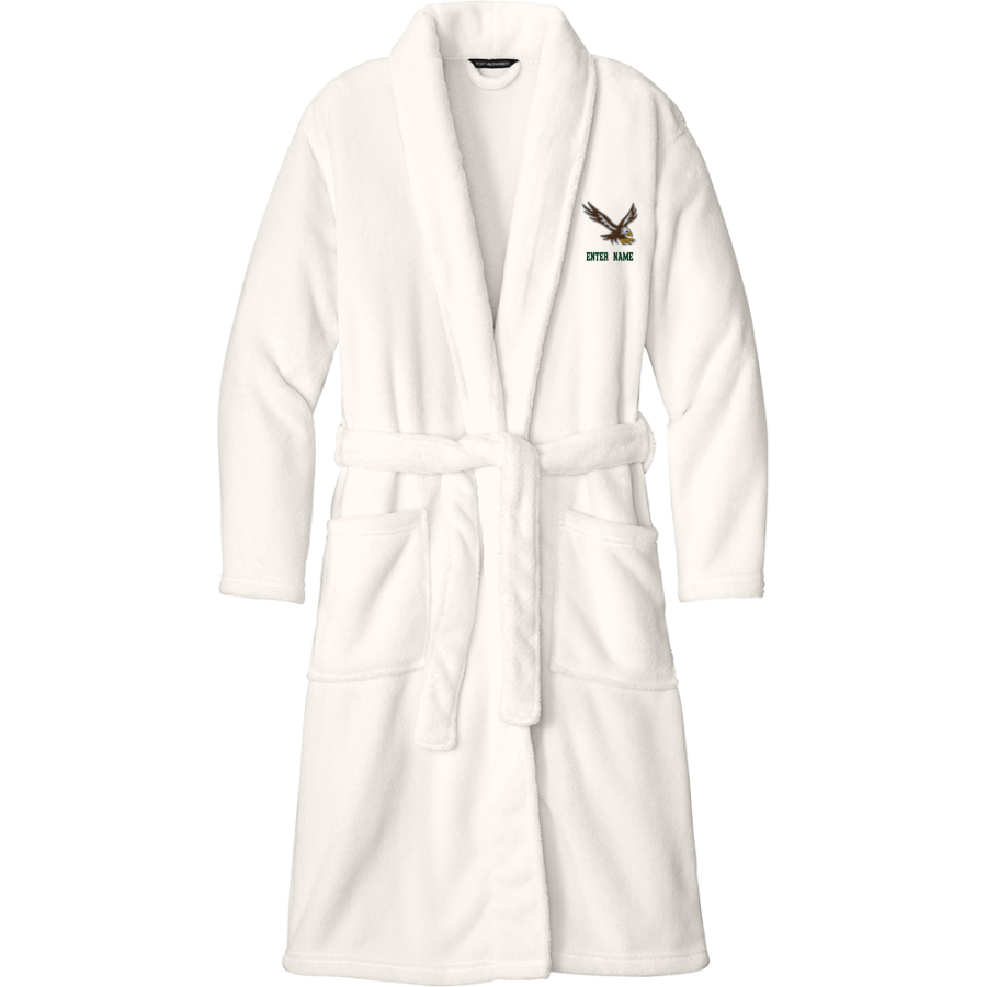 Evergreen Lutheran Eagles <span class="pdp-name-mascot">Evergreen Lutheran Eagles</span> Port Authority Men's Plush Microfleece Shawl Collar Robe