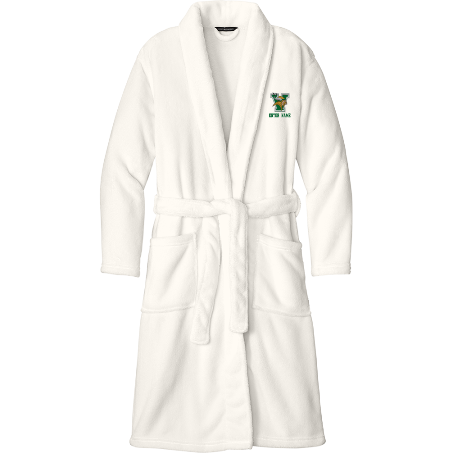 KENNEDY Vikings <span class="pdp-name-mascot">JOHN F KENNEDY MIDDLE SCHOOL Vikings</span> Port Authority Men's Plush Microfleece Shawl Collar Robe