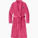 Wheatland High School Pirates <span class="pdp-name-mascot">Wheatland High School Pirates</span> Port Authority Men's Plush Microfleece Shawl Collar Robe Front Thumbnail