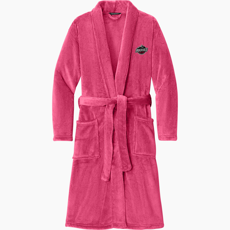 Boulder Rockies Online Store <span class="pdp-name-mascot">Boulder Rockies</span> Port Authority Men's Plush Microfleece Shawl Collar Robe