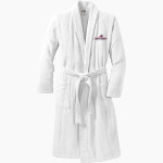 Heart of America Heart of America <span class="pdp-name-mascot">Heart of America Athletic Conference</span> Port Authority Men's Checkered Terry Shawl Collar Robe Front Thumbnail