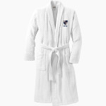 Classical Of Wichita Saints <span class="pdp-name-mascot">Classical Of Wichita Saints</span> Port Authority Men's Checkered Terry Shawl Collar Robe Front Thumbnail