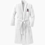 Renaissance Knights <span class="pdp-name-mascot">Renaissance Knights</span> Port Authority Men's Checkered Terry Shawl Collar Robe Front Thumbnail