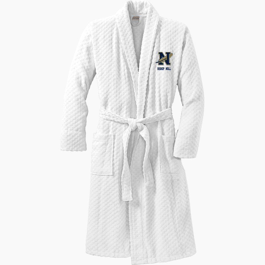 Bishop Noll Warriors <span class="pdp-name-mascot">Bishop Noll Warriors</span> Port Authority Men's Checkered Terry Shawl Collar Robe