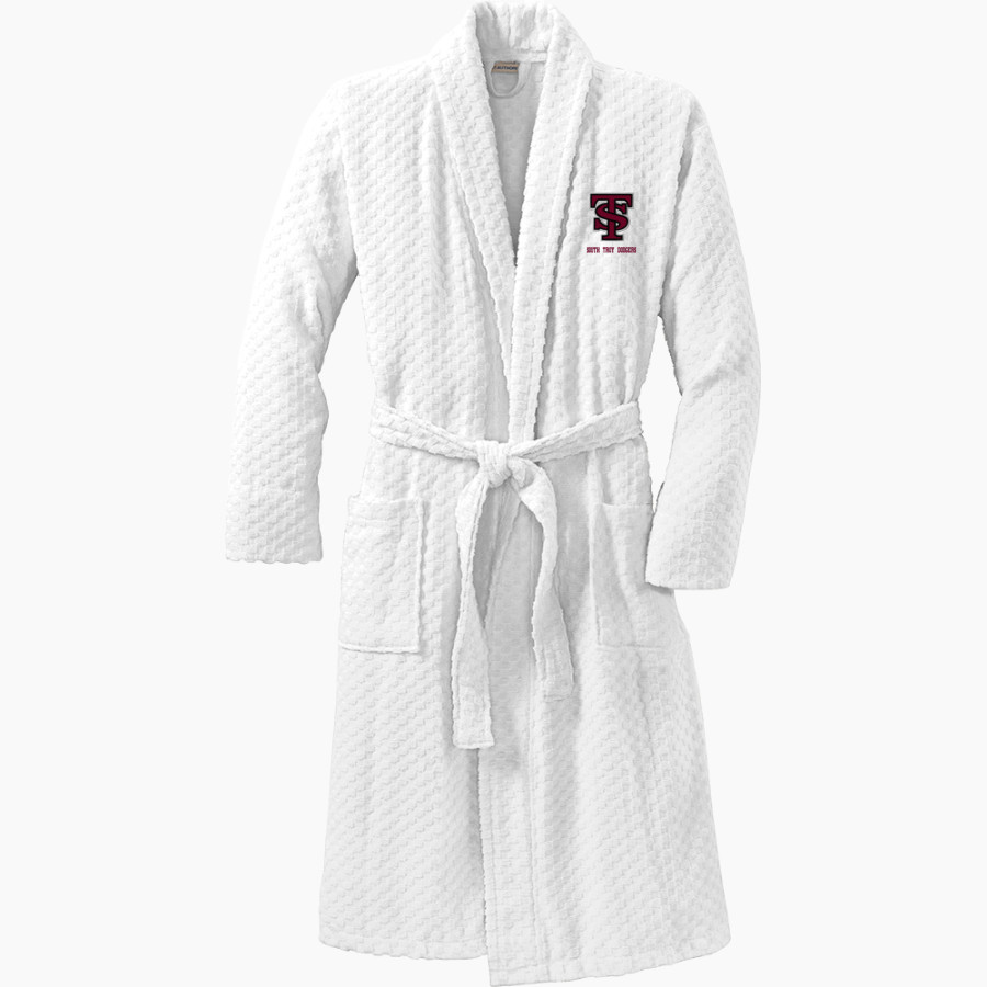South Troy Dodgers Dodgers <span class="pdp-name-mascot">South Troy Dodgers</span> Port Authority Men's Checkered Terry Shawl Collar Robe
