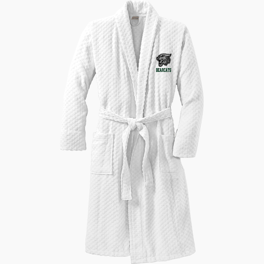 Bonita Bearcats <span class="pdp-name-mascot">Bonita</span> Port Authority Men's Checkered Terry Shawl Collar Robe
