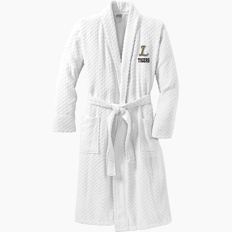 Lebanon Tigers <span class="pdp-name-mascot">Lebanon Tigers</span> Port Authority Men's Checkered Terry Shawl Collar Robe