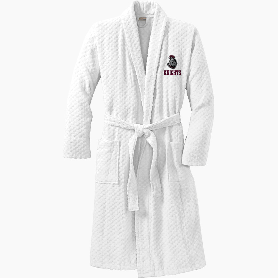 Renaissance Knights <span class="pdp-name-mascot">Renaissance Knights</span> Port Authority Men's Checkered Terry Shawl Collar Robe