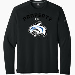 Blue Hill Bobcats <span class="pdp-name-mascot">Blue Hill Community School District Bobcats</span> Richardson Men's Clutch Long Sleeve Tee Front Thumbnail
