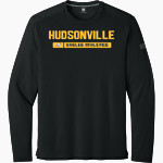 HUDSONVILLE HIGH SCHOOL EAGLES <span class="pdp-name-mascot">HUDSONVILLE EAGLES</span> Richardson Men's Clutch Long Sleeve Tee Front Thumbnail