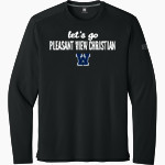 Pleasant View Christian Warriors <span class="pdp-name-mascot">Pleasant View Warriors</span> Richardson Men's Clutch Long Sleeve Tee Front Thumbnail
