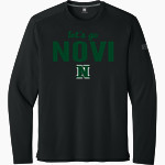 NOVI HIGH SCHOOL WILDCATS <span class="pdp-name-mascot">NOVI WILDCATS</span> Richardson Men's Clutch Long Sleeve Tee Front Thumbnail