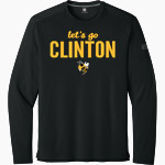 CLINTON HIGH SCHOOL YELLOWJACKETS <span class="pdp-name-mascot">CLINTON YELLOWJACKETS</span> Richardson Men's Clutch Long Sleeve Tee Front Thumbnail