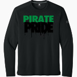 VERNDALE HIGH SCHOOL PIRATES <span class="pdp-name-mascot">VERNDALE PIRATES</span> Richardson Men's Clutch Long Sleeve Tee Front Thumbnail