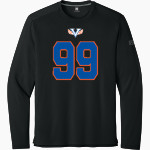 VOLUNTEER HIGH SCHOOL FALCONS <span class="pdp-name-mascot">VOLUNTEER FALCONS</span> Richardson Men's Clutch Long Sleeve Tee Front Thumbnail