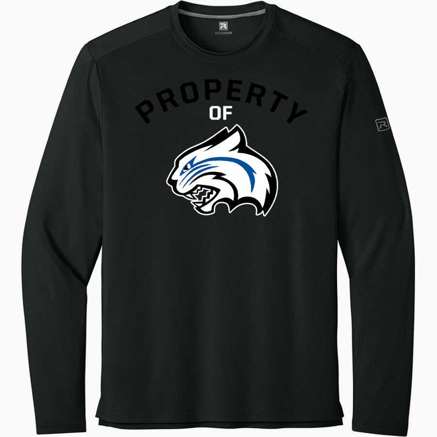 Blue Hill Bobcats <span class="pdp-name-mascot">Blue Hill Community School District Bobcats</span> Richardson Men's Clutch Long Sleeve Tee