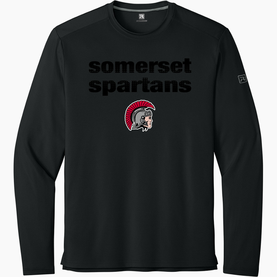 SOMERSET HIGH SCHOOL SPARTANS <span class="pdp-name-mascot">SOMERSET SPARTANS</span> Richardson Men's Clutch Long Sleeve Tee