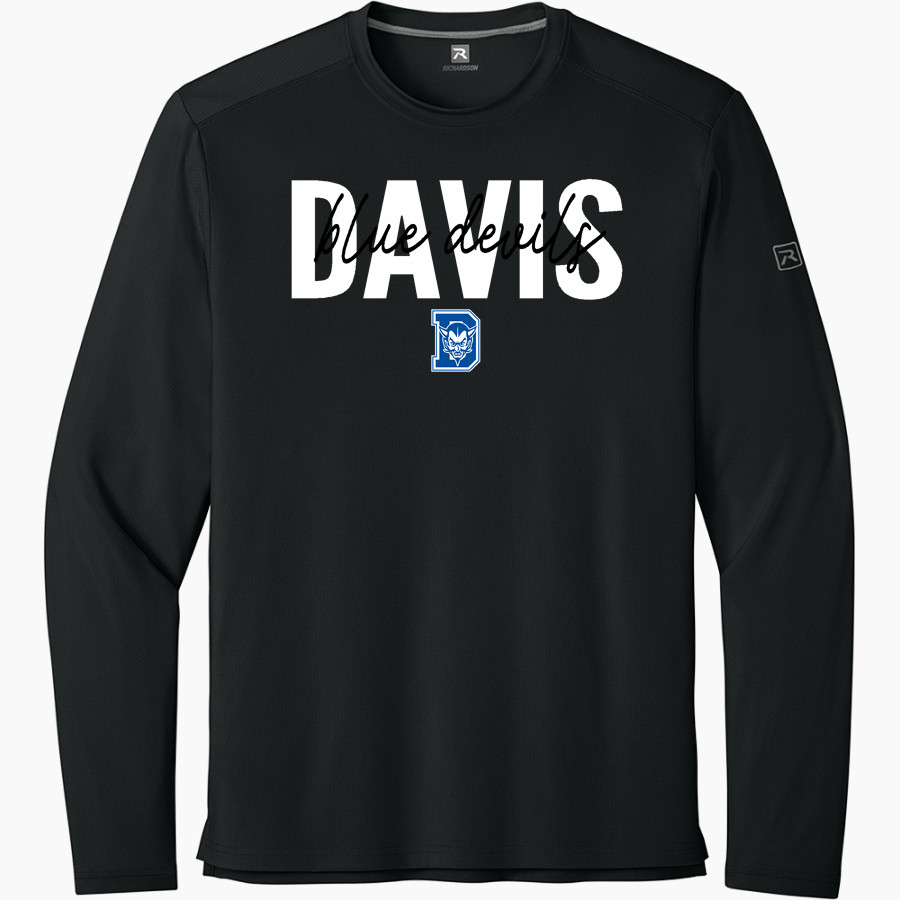 DAVIS SENIOR HIGH SCHOOL BLUE DEVILS <span class="pdp-name-mascot">DAVIS BLUE DEVILS</span> Richardson Men's Clutch Long Sleeve Tee