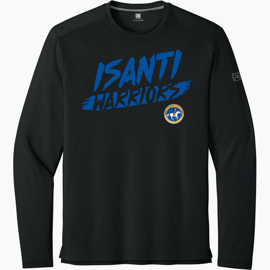 ISANTI HIGH SCHOOL WARRIORS <span class="pdp-name-mascot">SANTEE WARRIORS</span> Richardson Men's Clutch Long Sleeve Tee