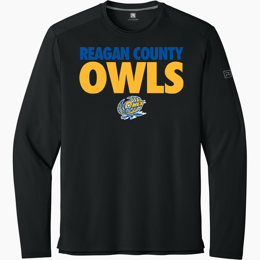 REAGAN COUNTY HIGH SCHOOL OWLS <span class="pdp-name-mascot">REAGAN COUNTY OWLS</span> Richardson Men's Clutch Long Sleeve Tee