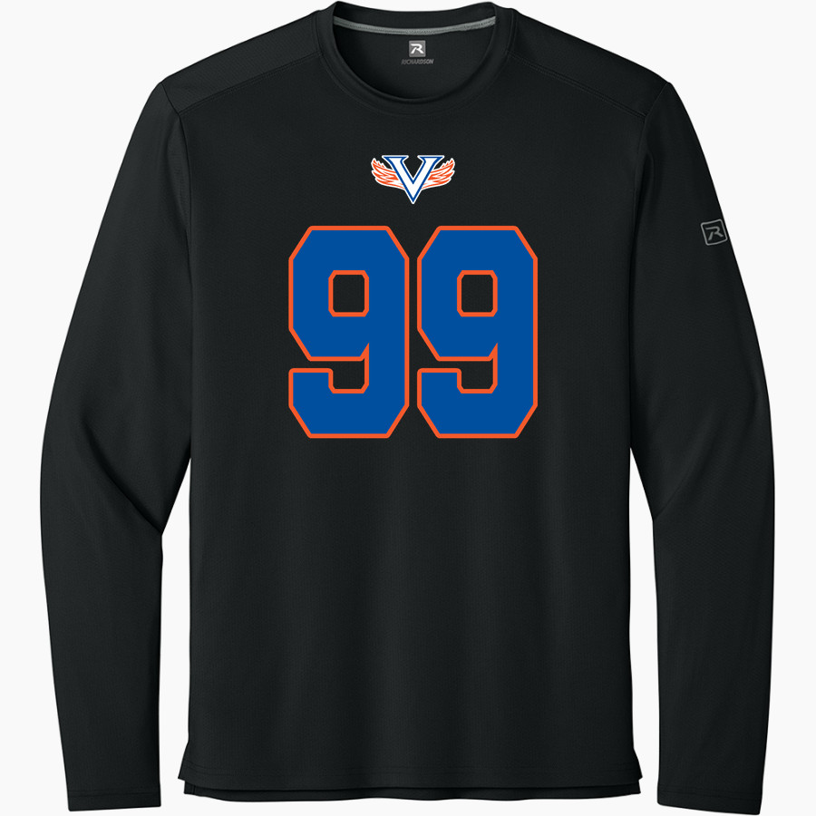 VOLUNTEER HIGH SCHOOL FALCONS <span class="pdp-name-mascot">VOLUNTEER FALCONS</span> Richardson Men's Clutch Long Sleeve Tee