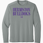 HERMISTON HIGH SCHOOL BULLDOGS <span class="pdp-name-mascot">HERMISTON BULLDOGS</span> Richardson Men's Clutch Long Sleeve Tee Front Thumbnail