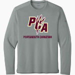 PORTSMOUTH CHRISTIAN ACADEMY EAGLES <span class="pdp-name-mascot">PORTSMOUTH AT DOVER EAGLES</span> Richardson Men's Clutch Long Sleeve Tee Front Thumbnail