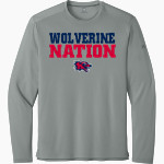 Frontier Academy Wolverines <span class="pdp-name-mascot">Frontier Academy Wolverines</span> Richardson Men's Clutch Long Sleeve Tee Front Thumbnail